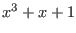$ x^3 + x + 1 $
