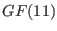 $ GF(11)$