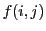 $ f(i,j)$