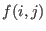 $ f(i,j)$