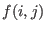 $ f(i,j)$
