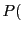 $ P($